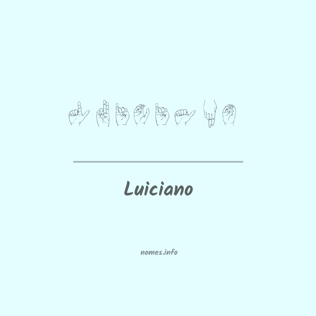 Luiciano em Libras