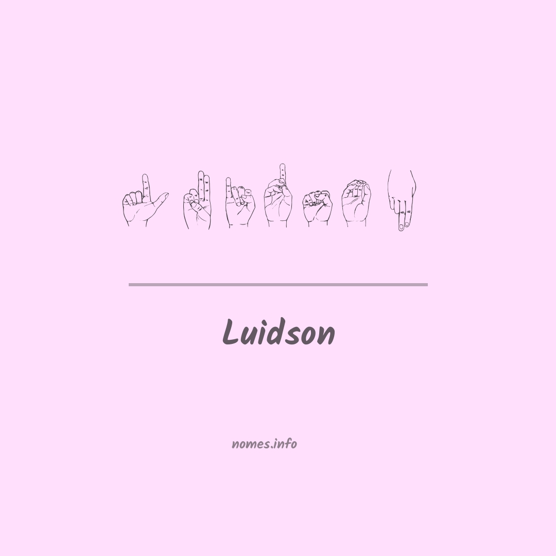 Luidson em Libras