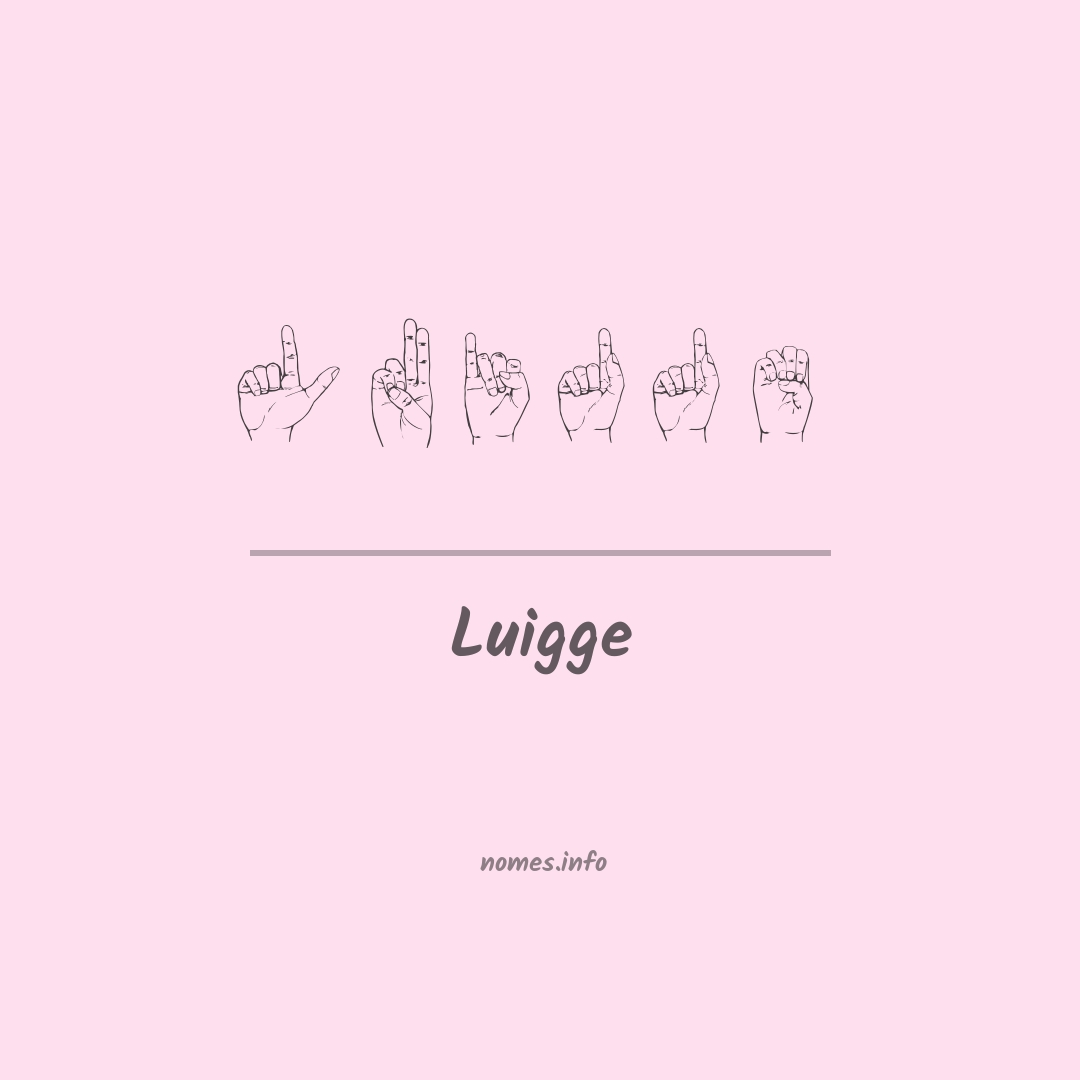 Luigge em Libras