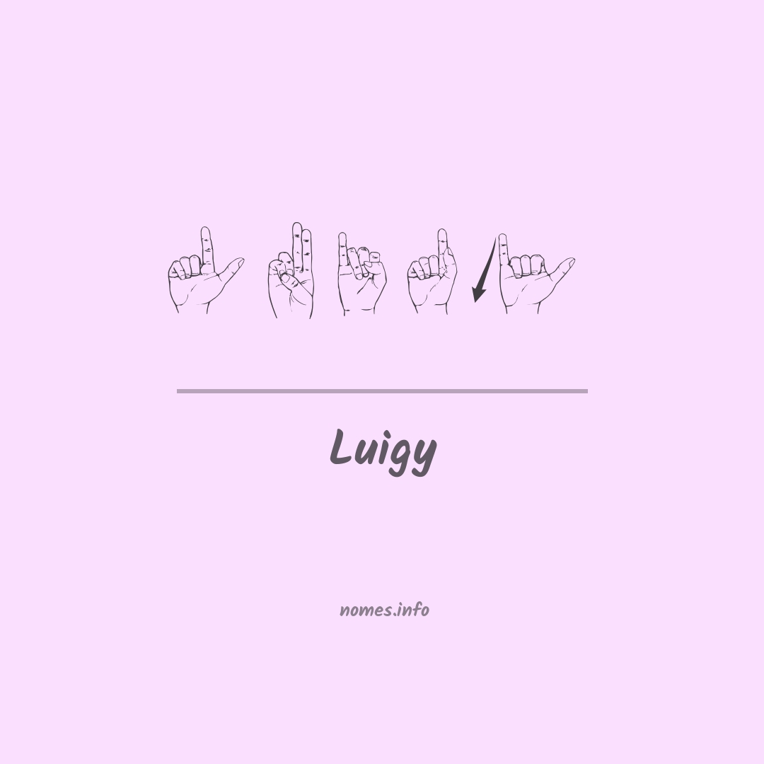 Luigy em Libras