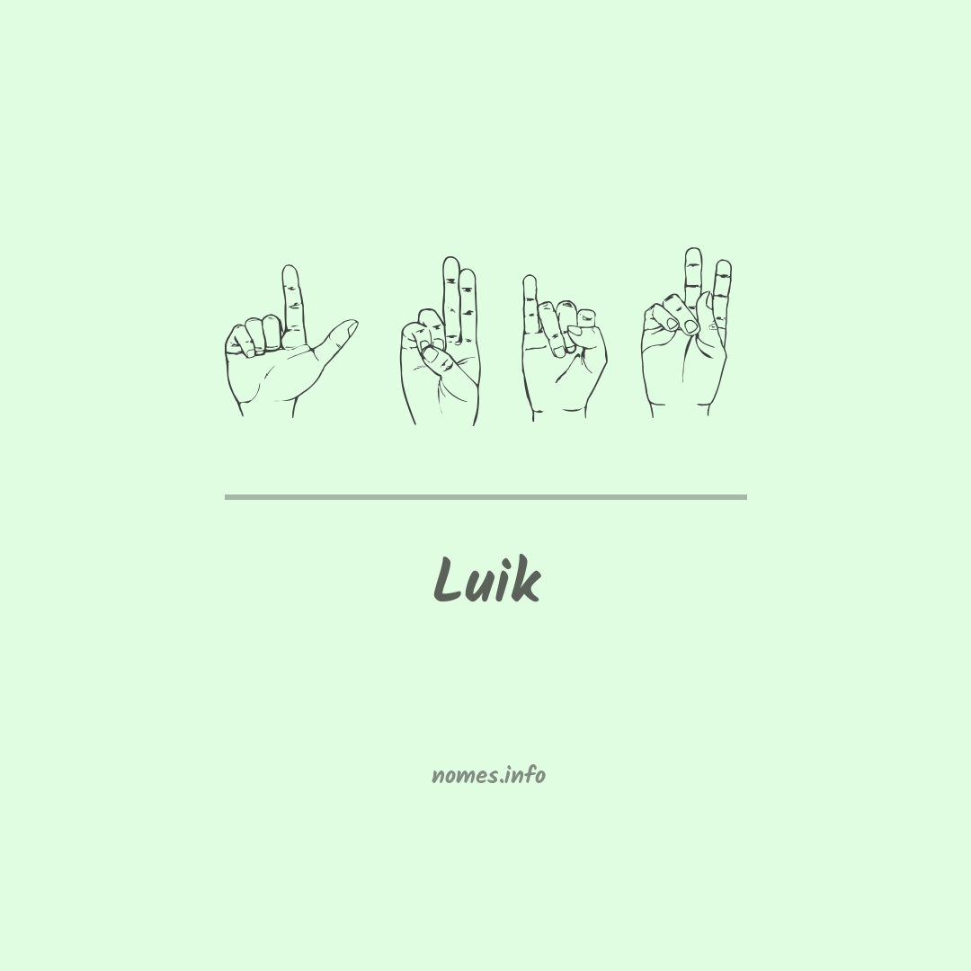 Luik em Libras
