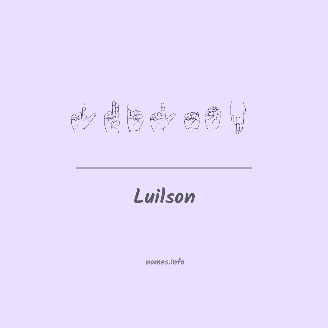 Luilson em Libras