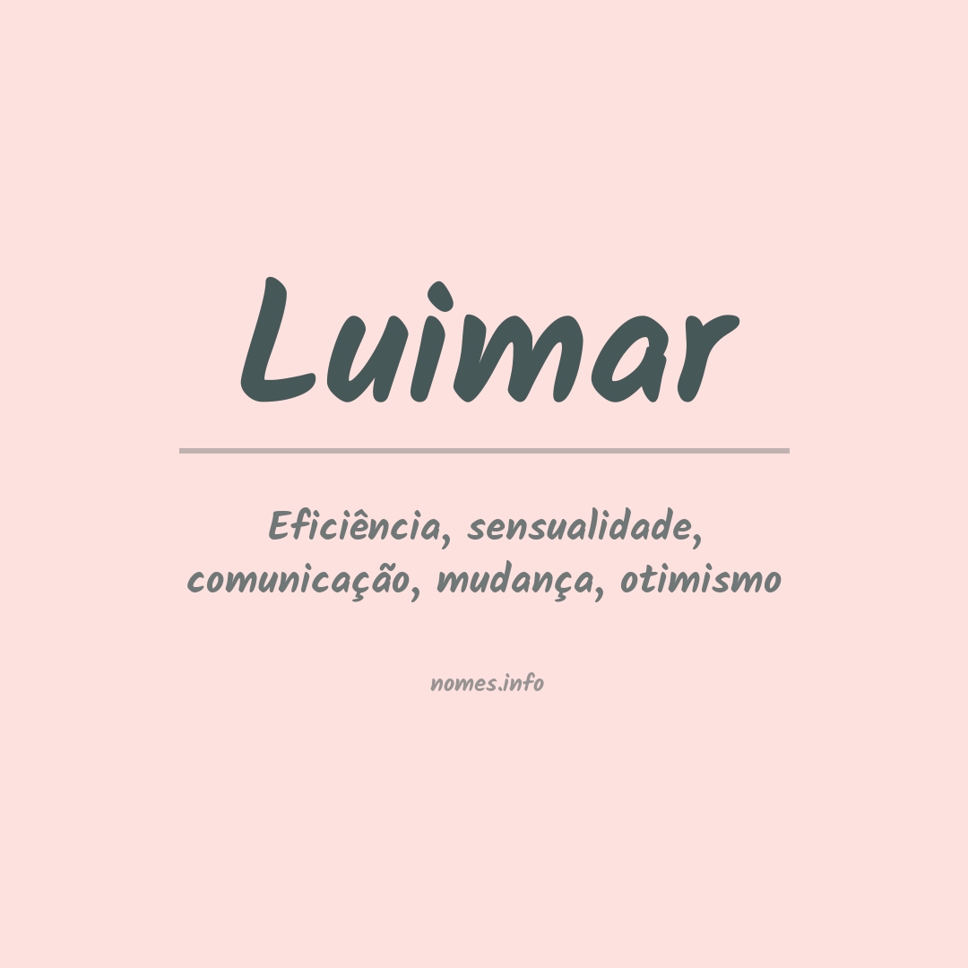 Significado do nome Luimar