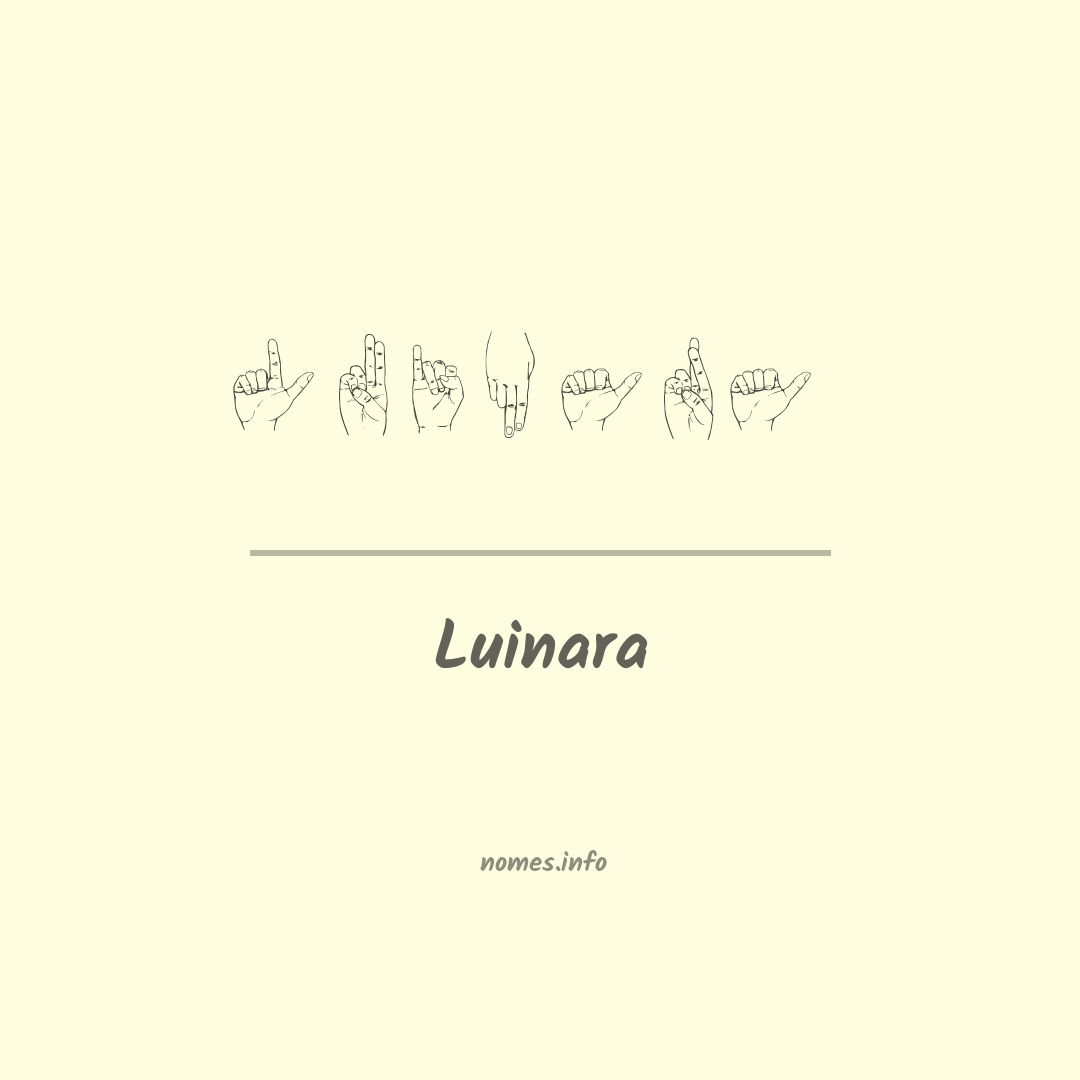 Luinara em Libras