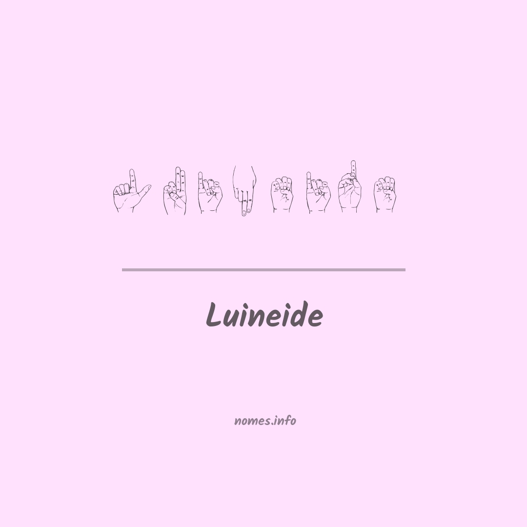Luineide em Libras