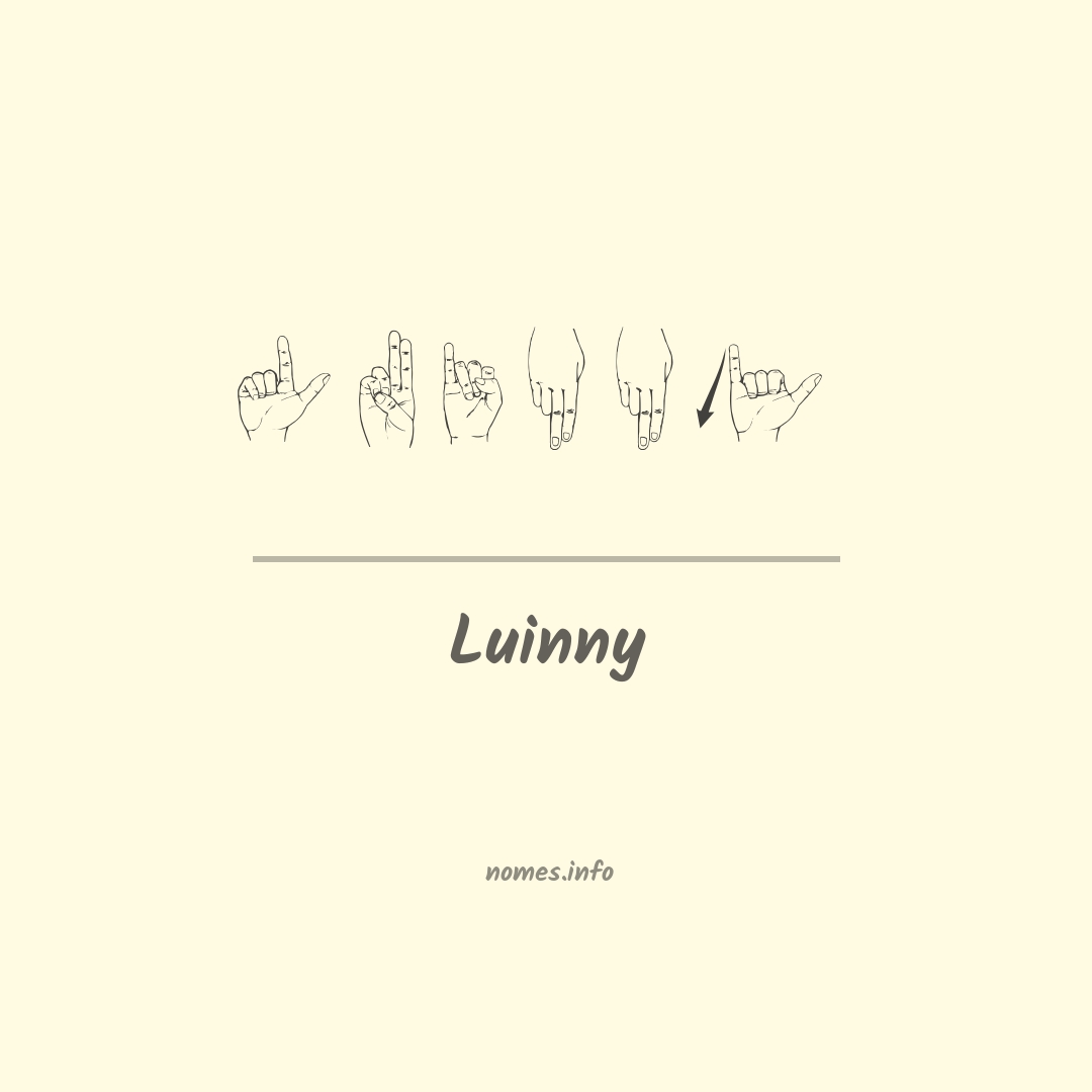 Luinny em Libras