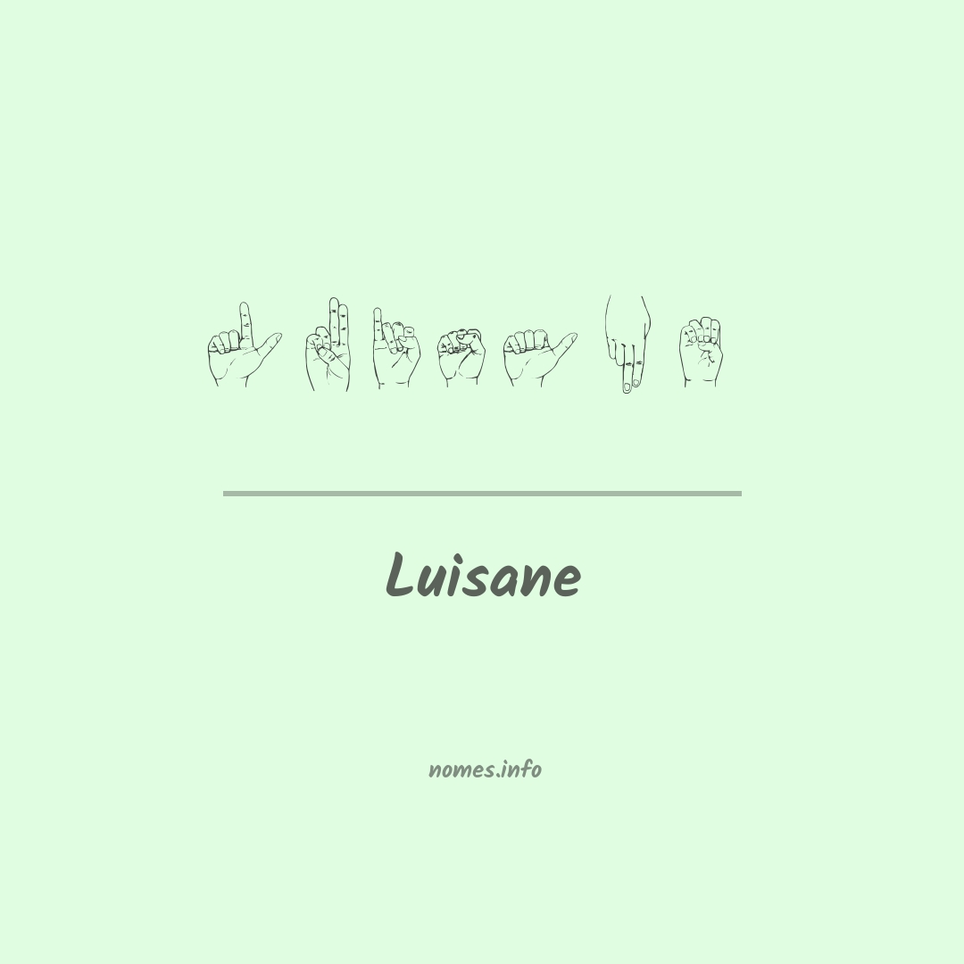 Luisane em Libras