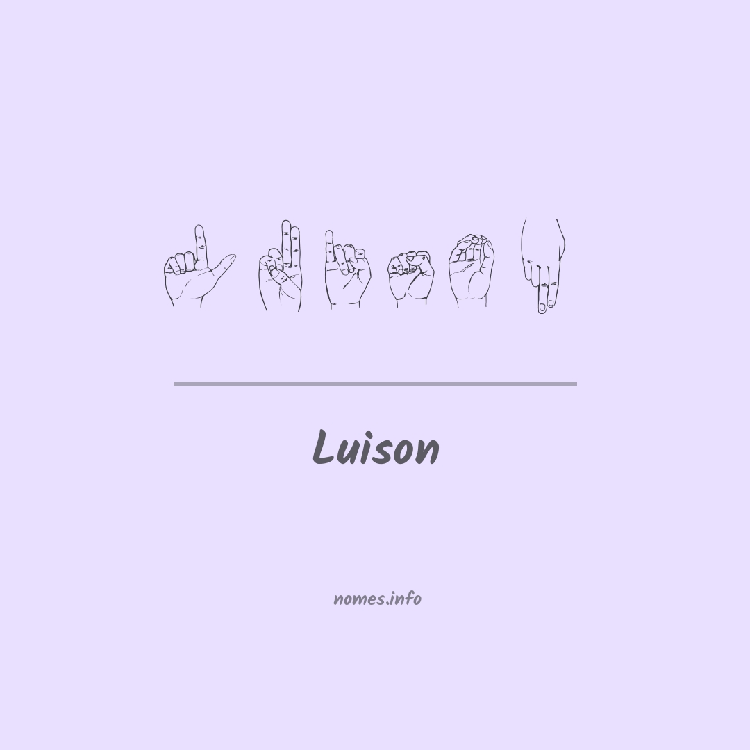 Luison em Libras