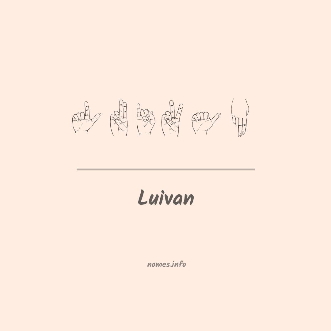 Luivan em Libras