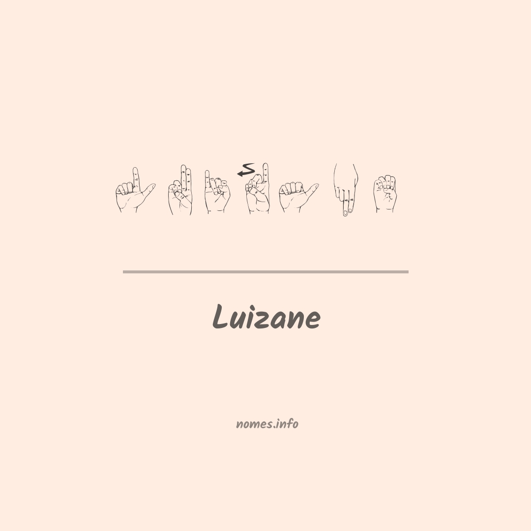 Luizane em Libras