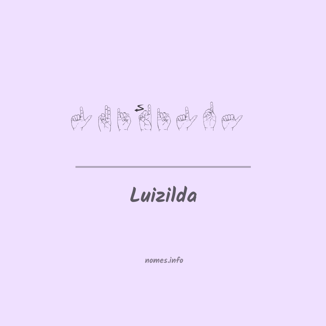 Luizilda em Libras