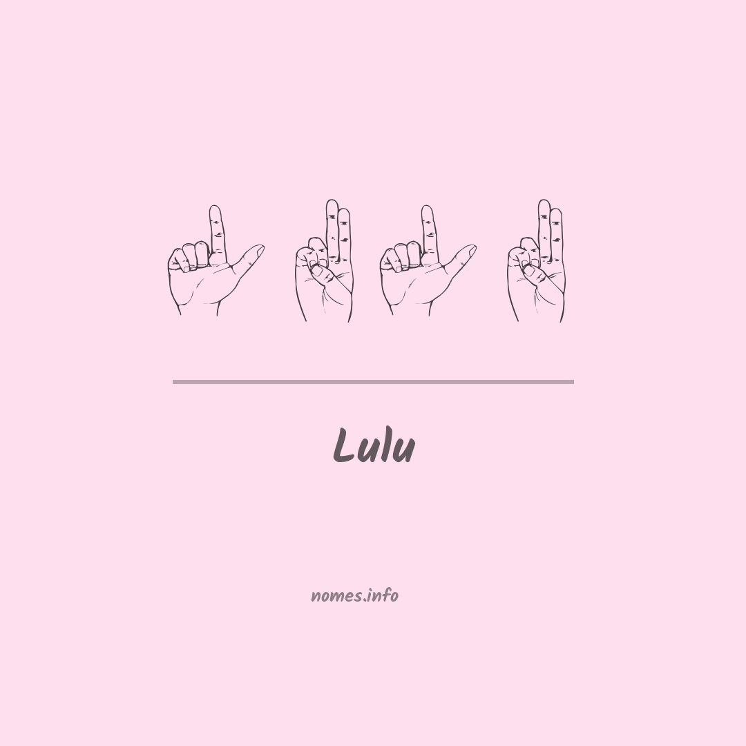 Lulu em Libras