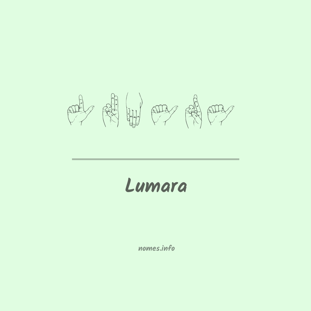 Lumara em Libras