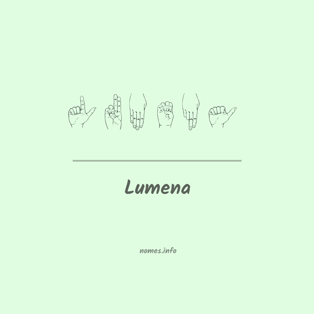 Lumena em Libras Lumena em Libras