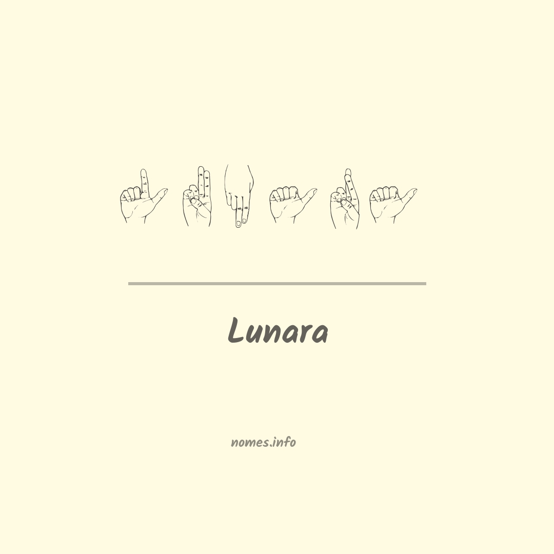 Lunara em Libras