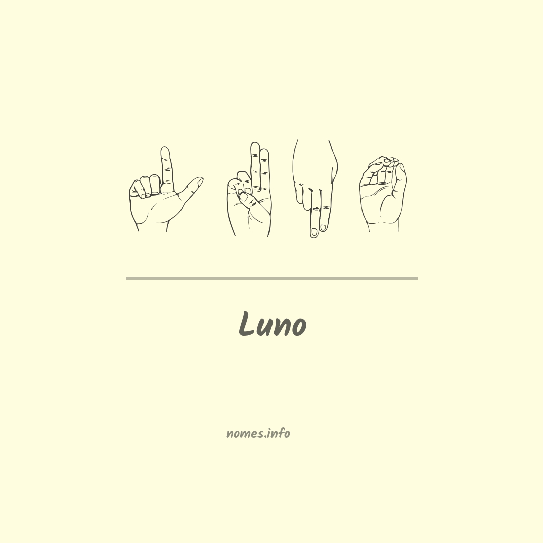 Luno em Libras