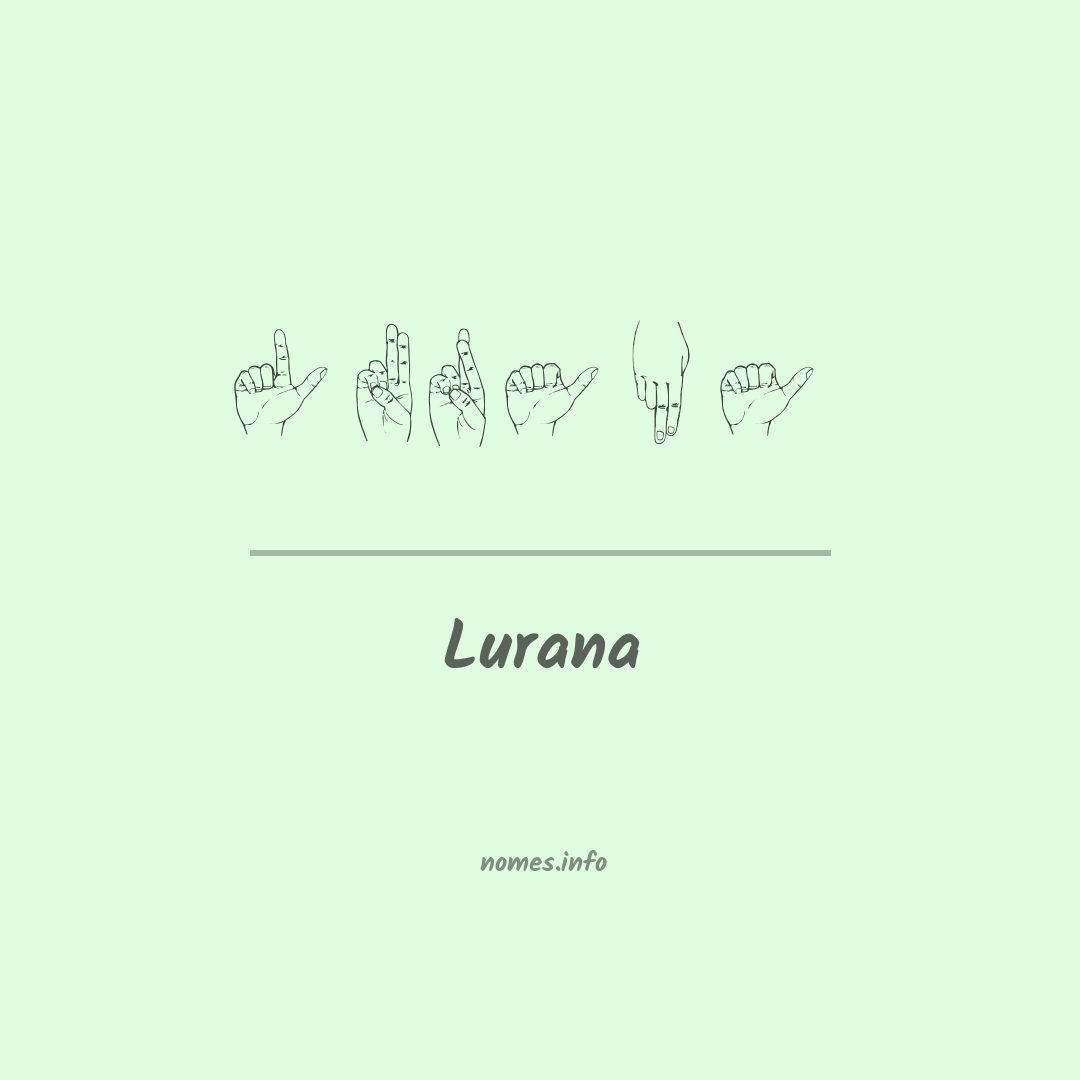 Lurana em Libras