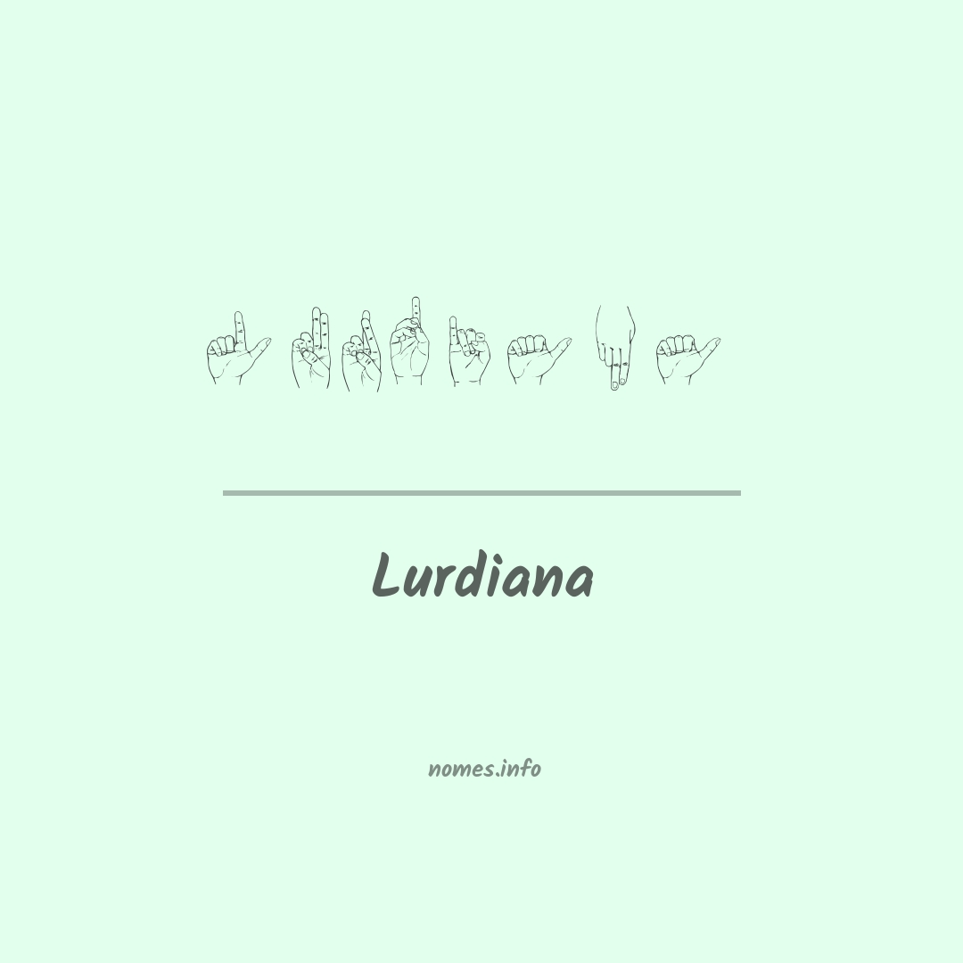 Lurdiana em Libras