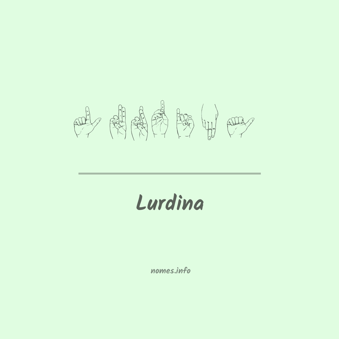 Lurdina em Libras