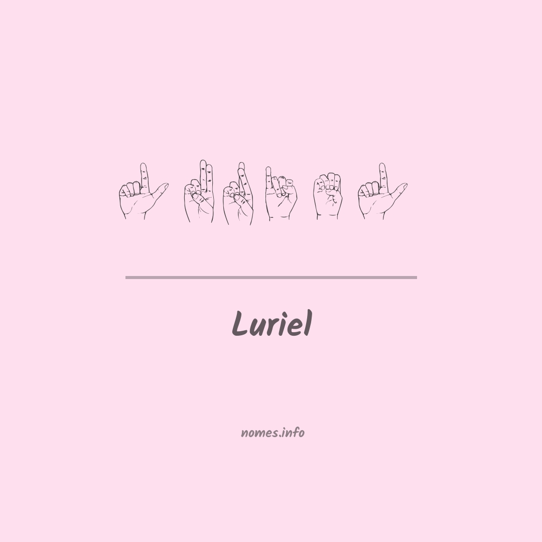 Luriel em Libras