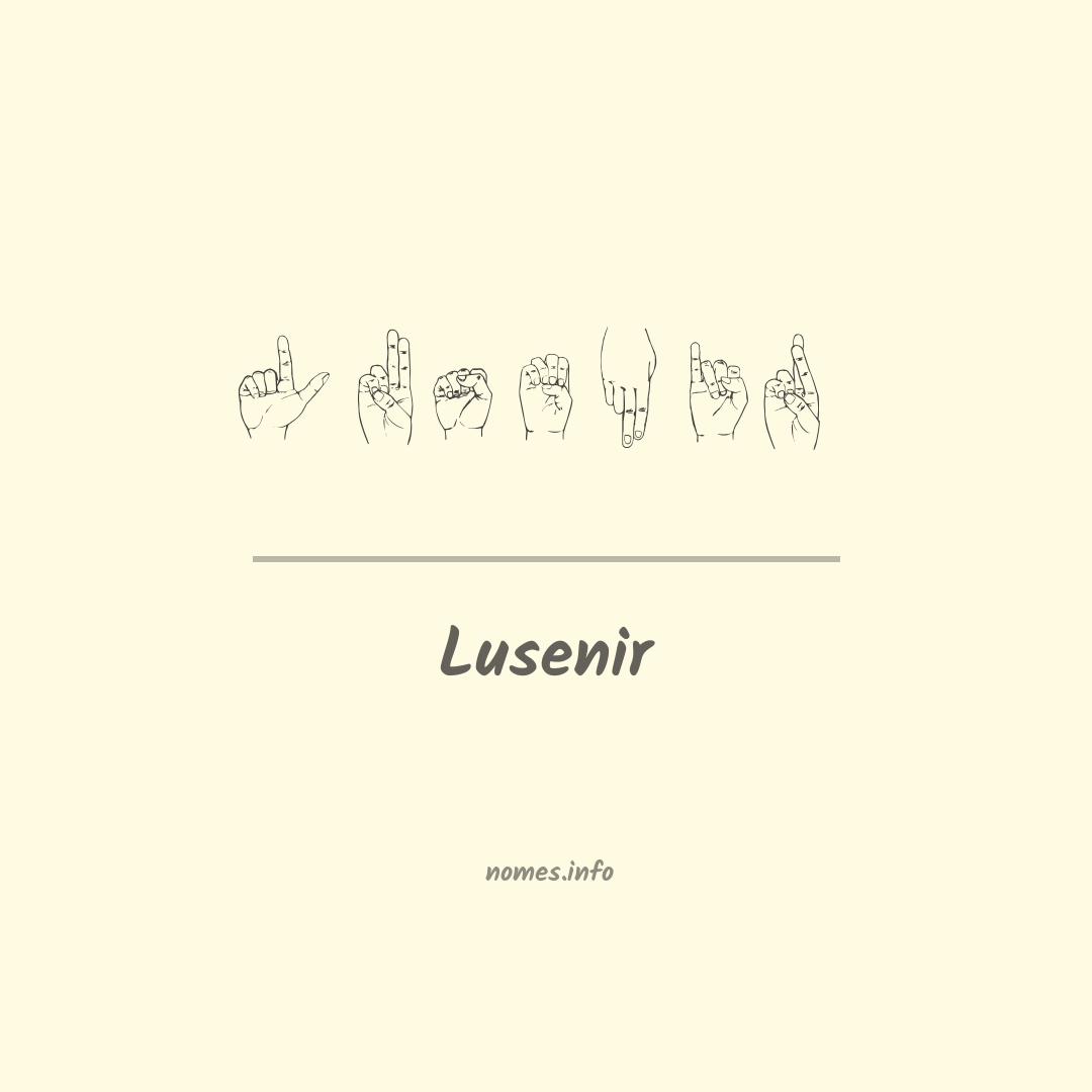 Lusenir em Libras