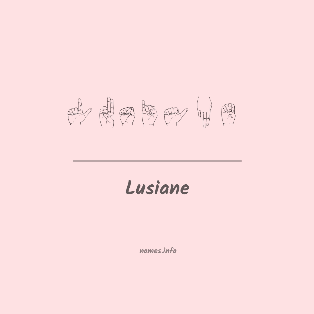 Lusiane em Libras