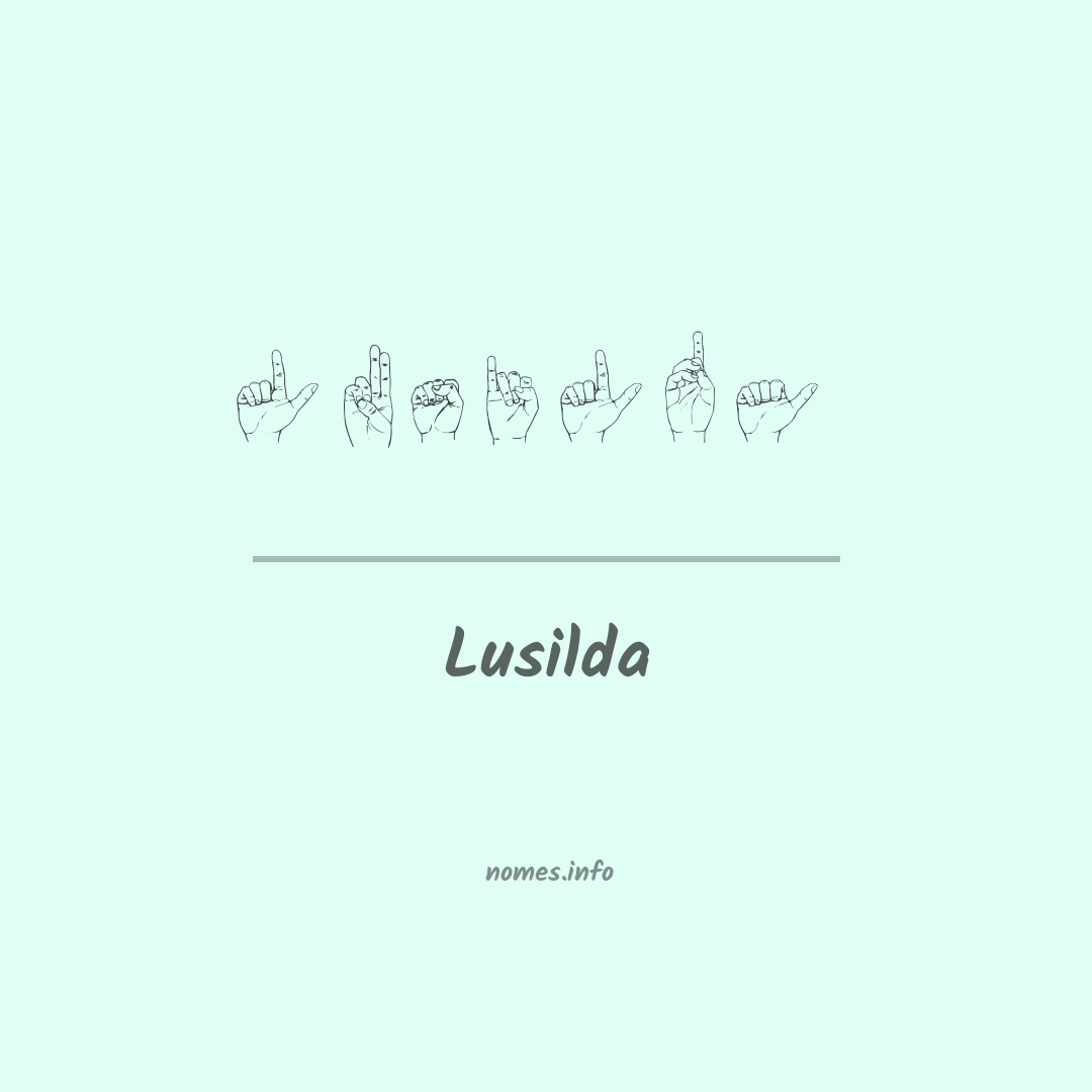 Lusilda em Libras