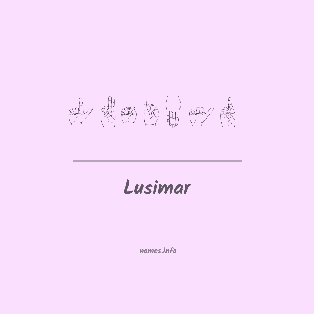 Lusimar em Libras