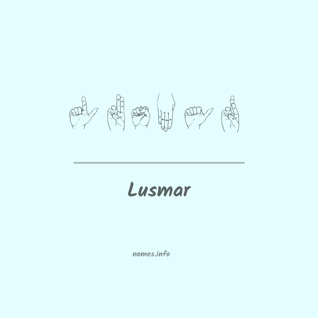 Lusmar em Libras
