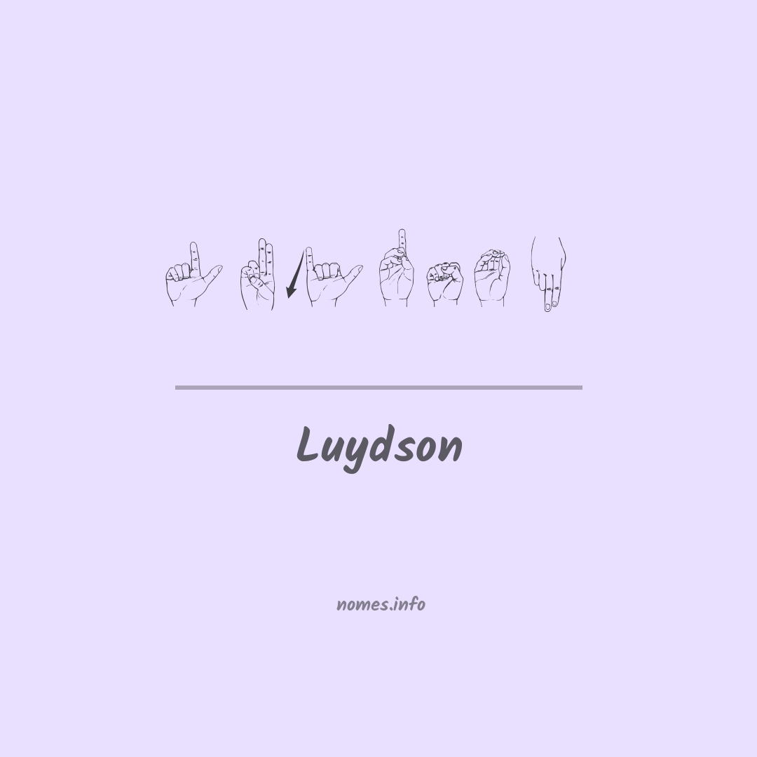 Luydson em Libras
