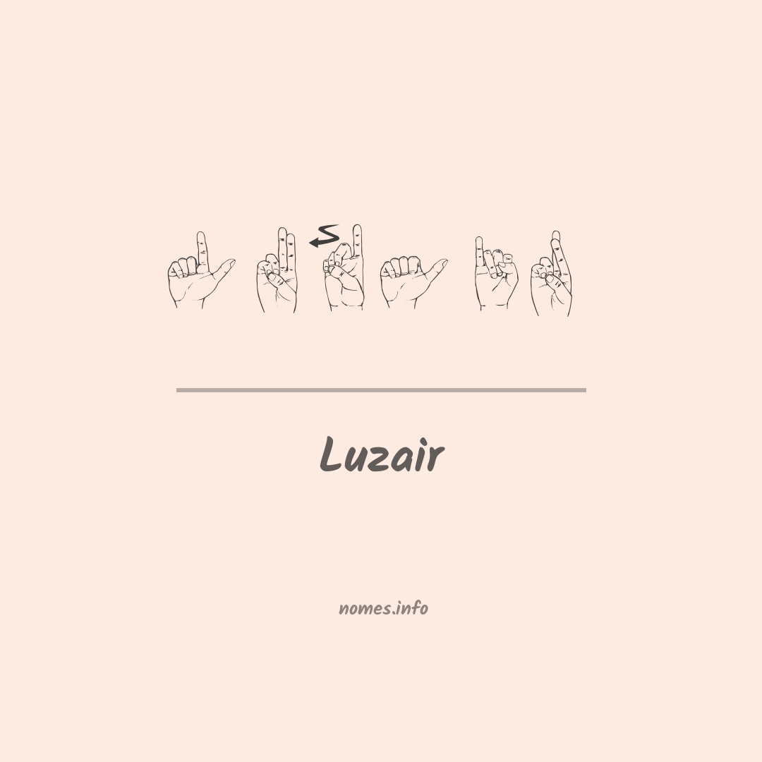 Luzair em Libras