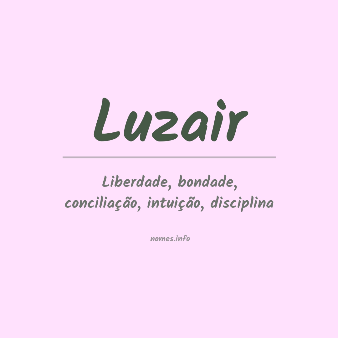 Significado do nome Luzair