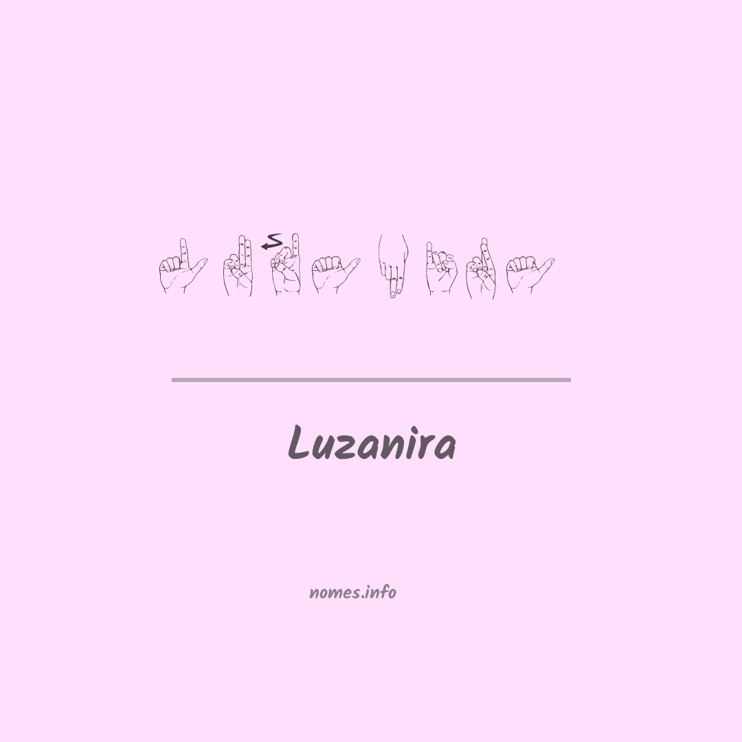 Luzanira em Libras