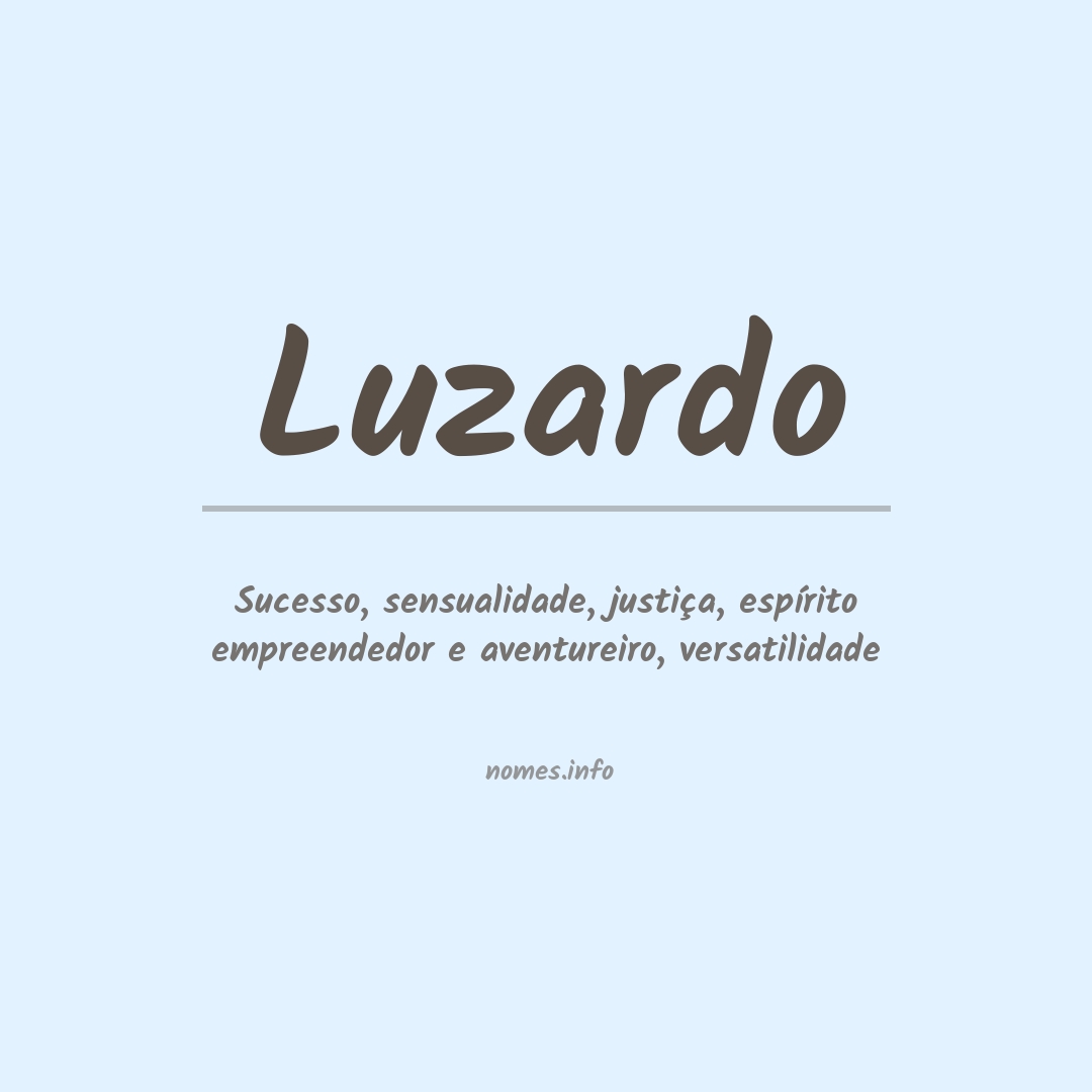 Significado do nome Luzardo