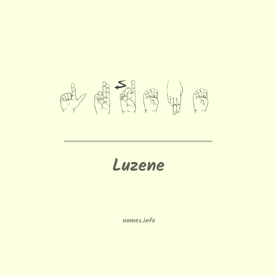 Luzene em Libras