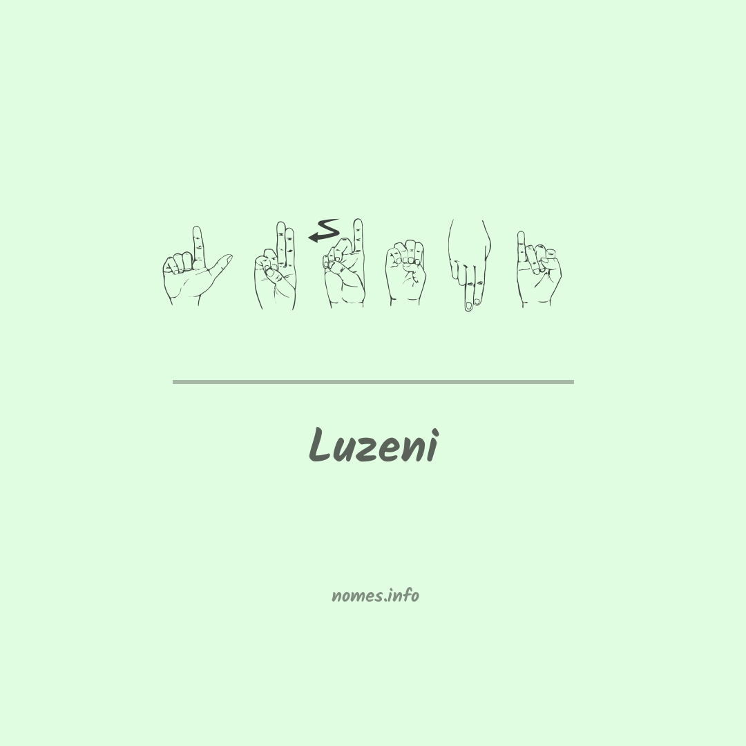 Luzeni em Libras
