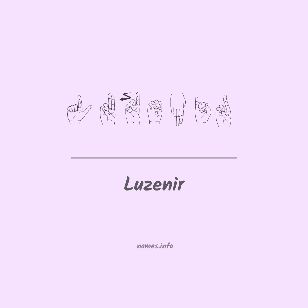 Luzenir em Libras
