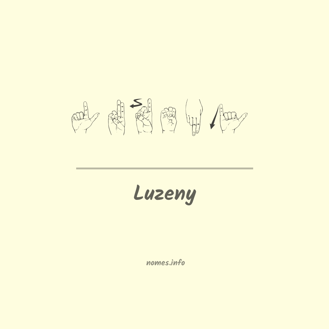 Luzeny em Libras