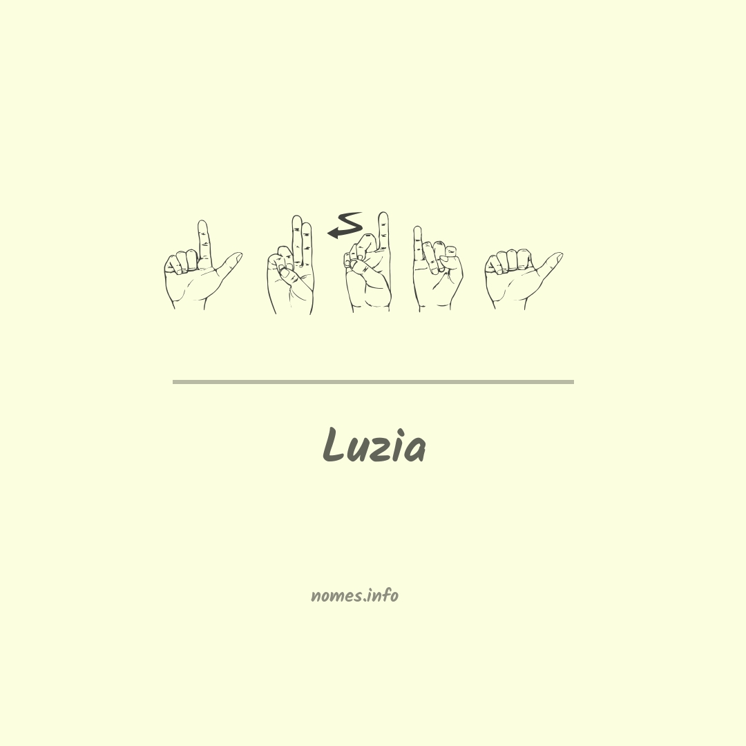 Luzia em Libras