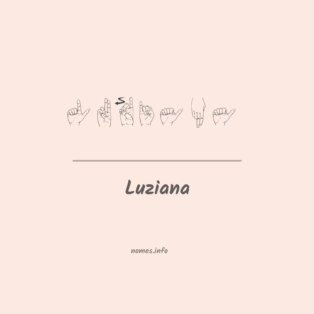 Luziana em Libras