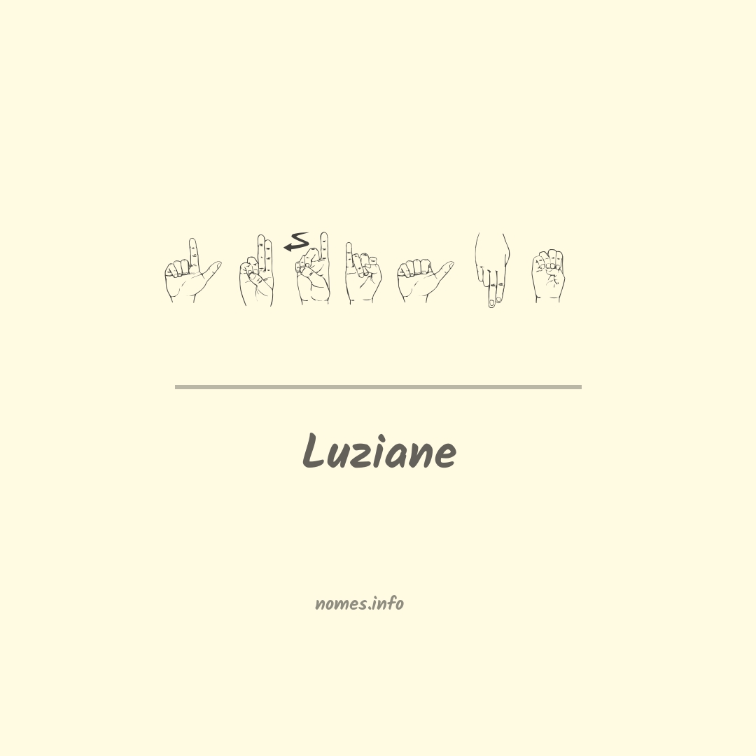 Luziane em Libras