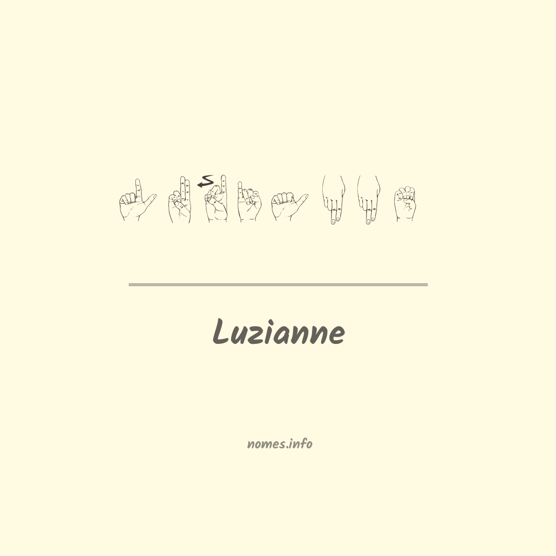 Luzianne em Libras