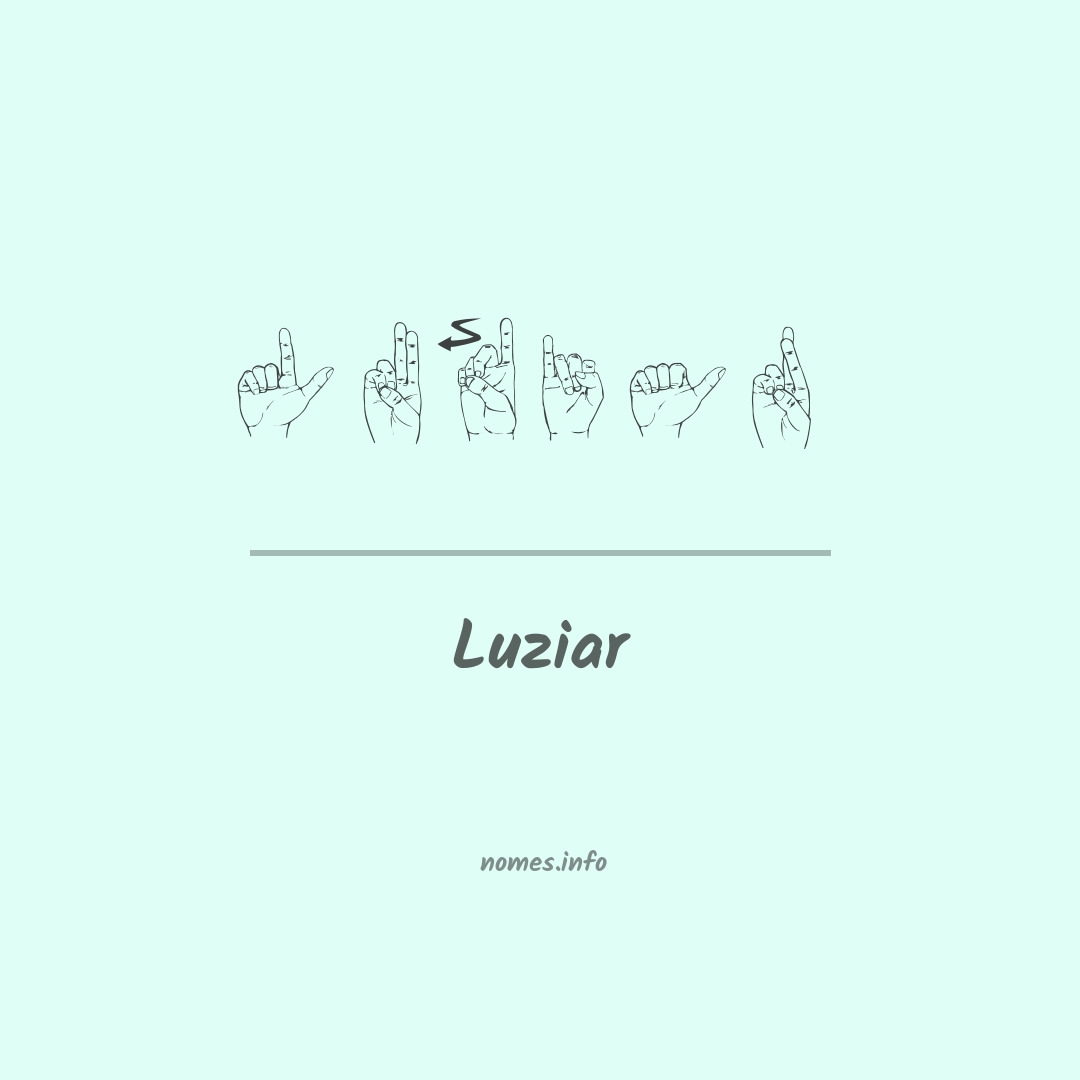 Luziar em Libras