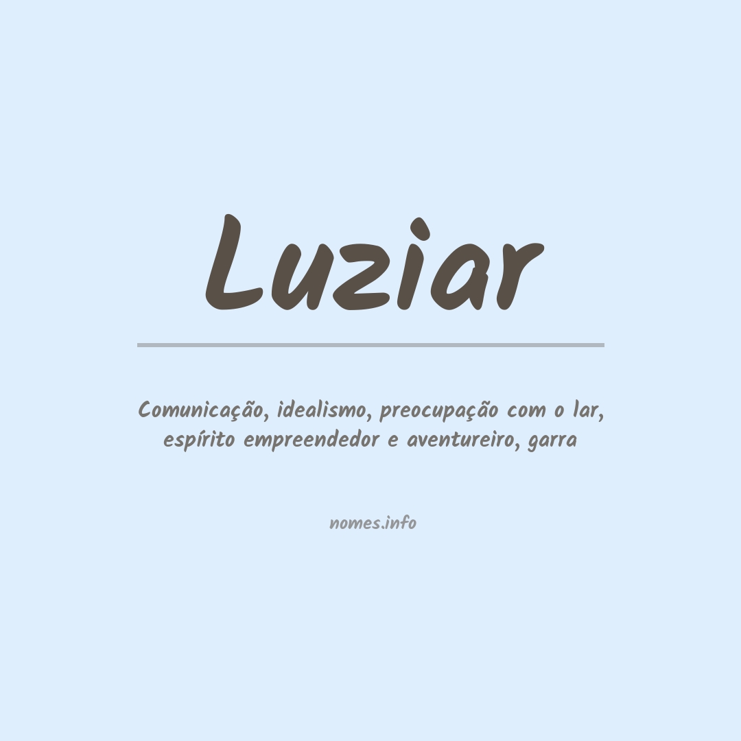Significado do nome Luziar