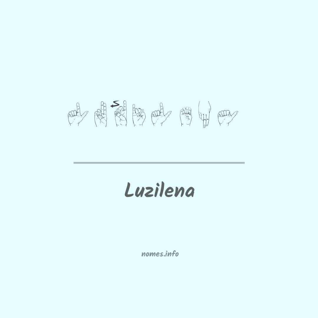 Luzilena em Libras