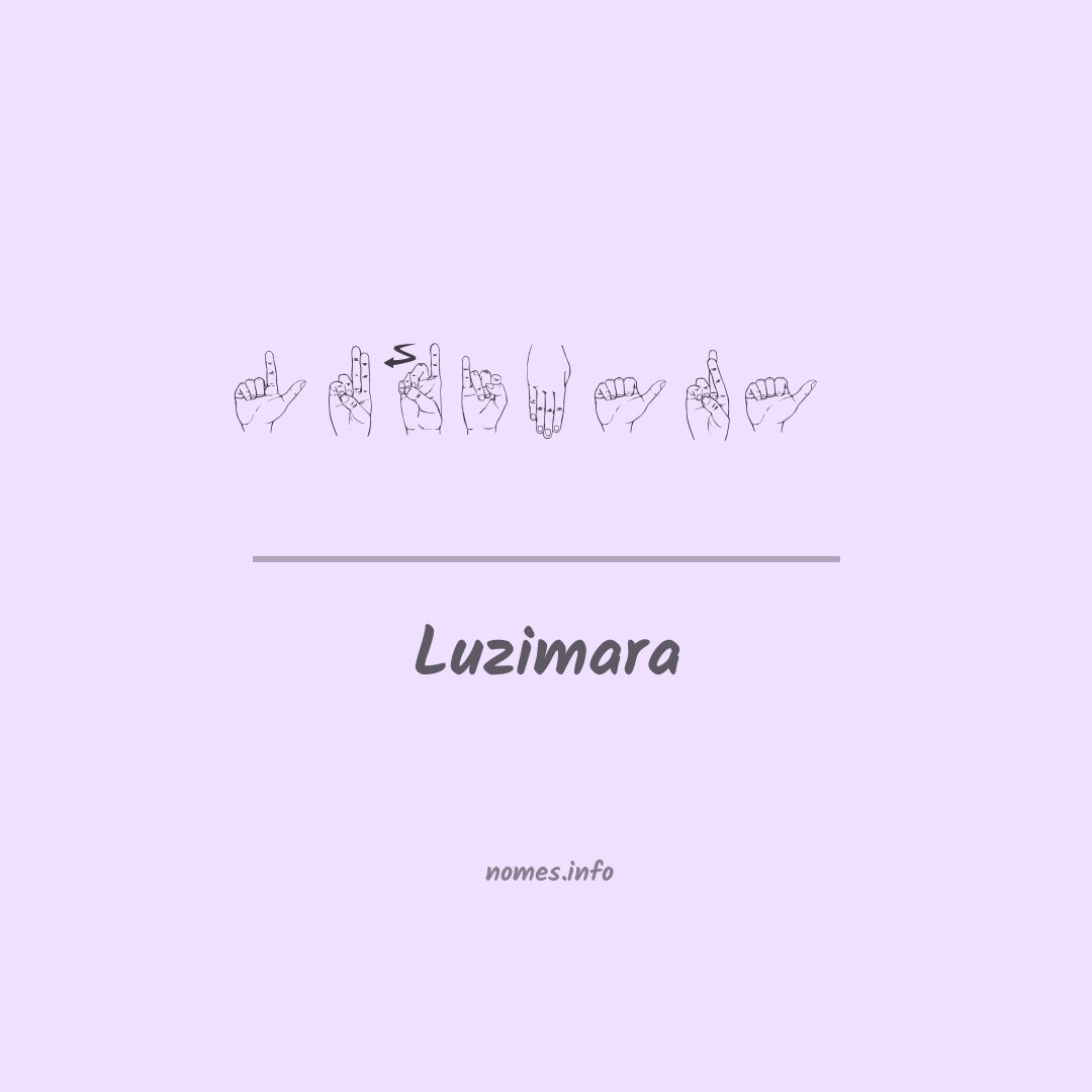 Luzimara em Libras
