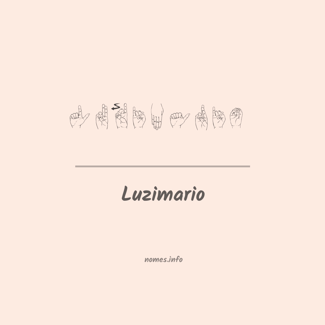 Luzimario em Libras
