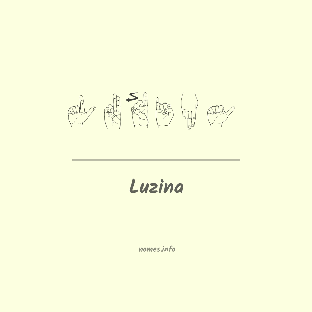Luzina em Libras