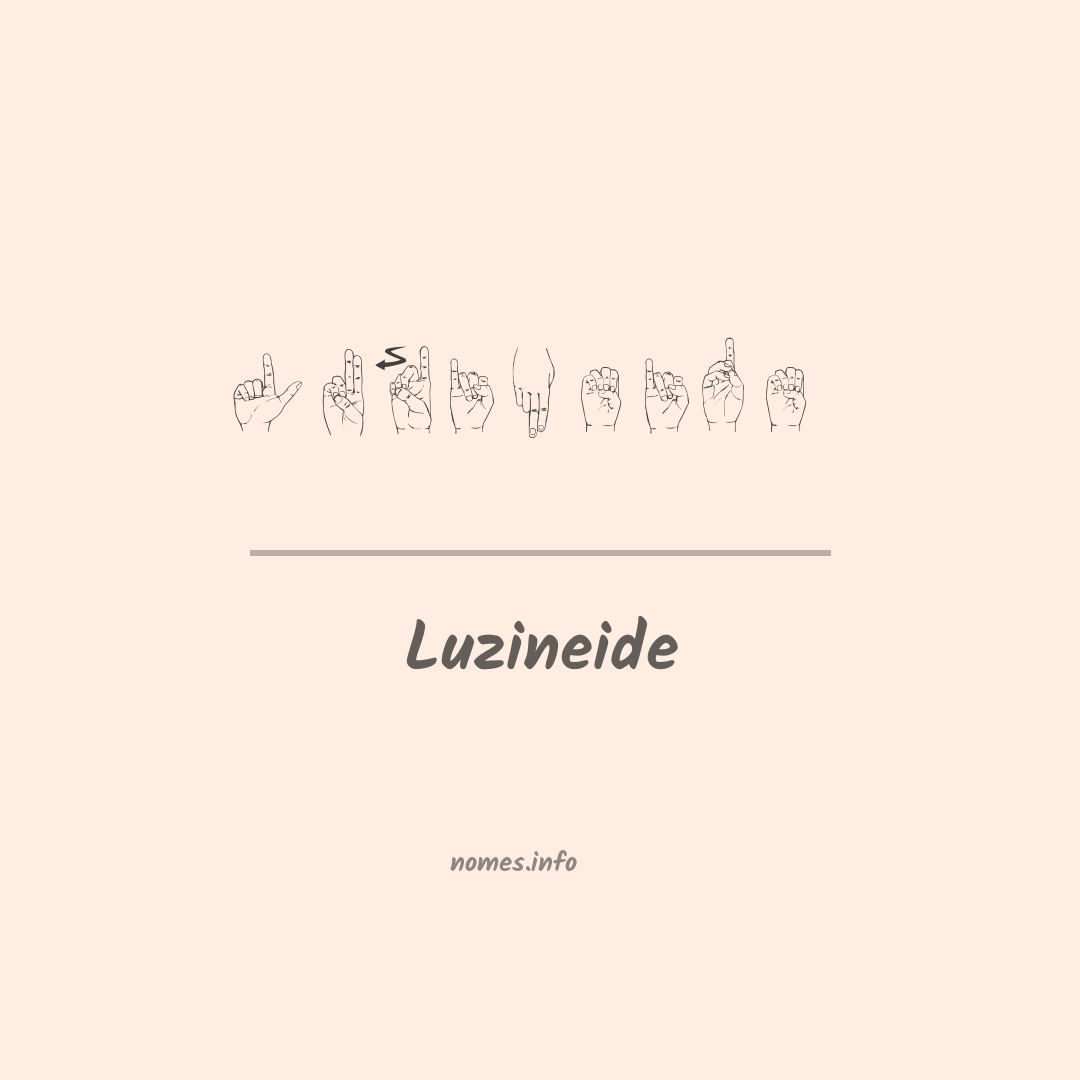Luzineide em Libras