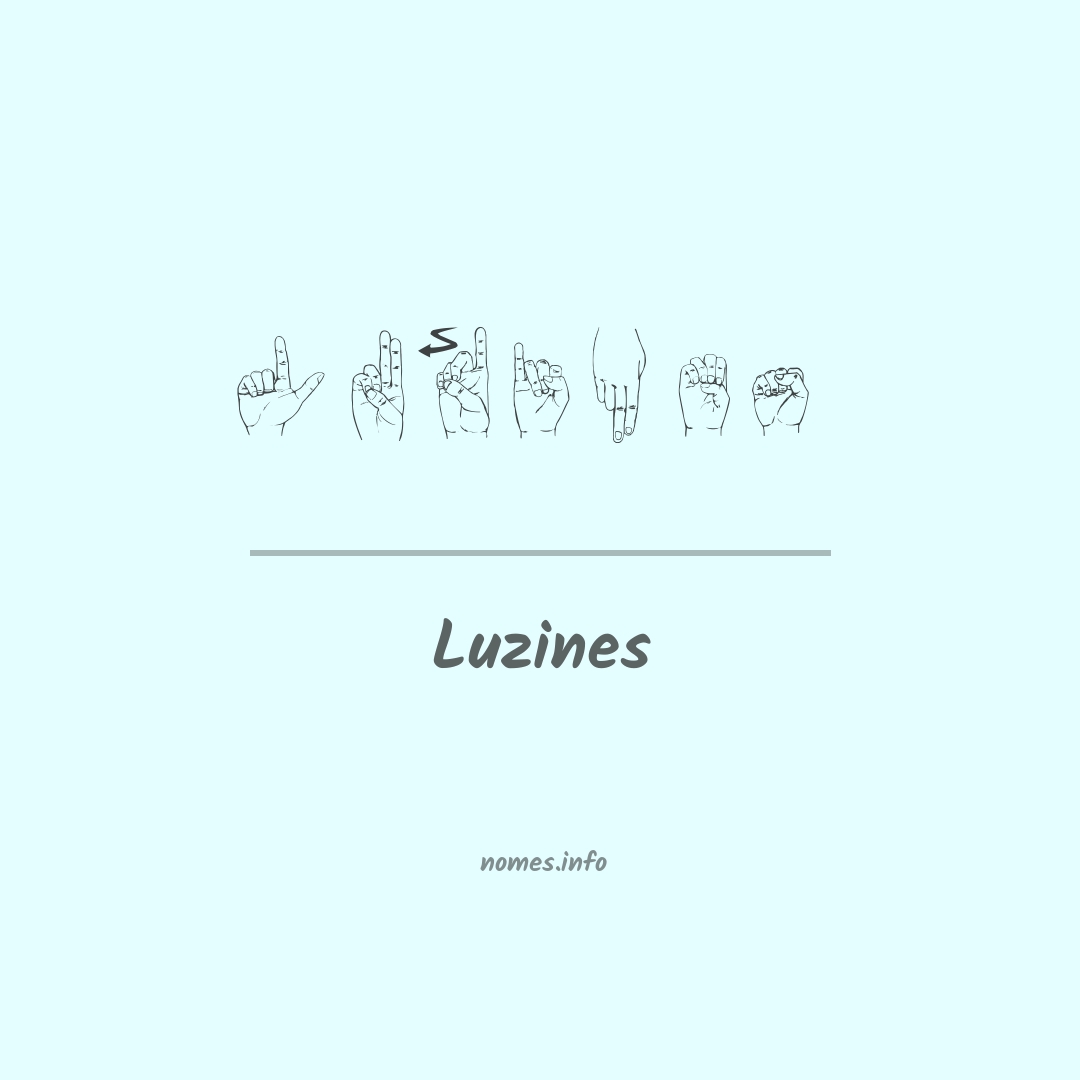 Luzines em Libras